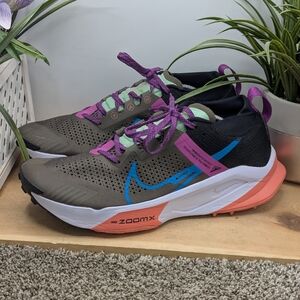 Nike ZoomX Zegama Ironstone Vivid Purple Me S Size 13 Running Shoes Casual